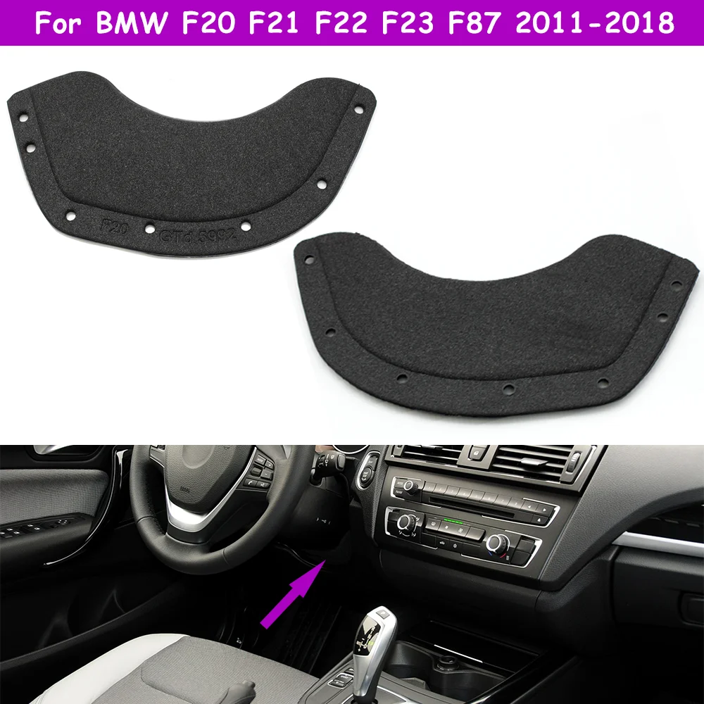 F20 F21 F22 F23 F87 2011-2018 Car Front Dashboard Steering Wheel Lower Cover Sponge Backplate Replacement For BMW 1 2 Series