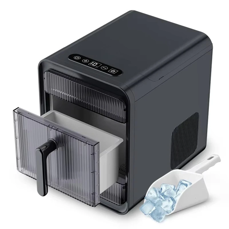 Asas vendendo mini máquina de fazer gelo portátil bancada fabricante de máquina de fazer gelo para festa casa hotel escritório