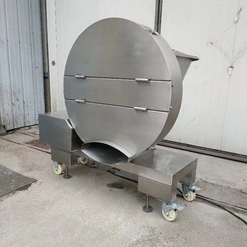 Gefrorenes Rindfleisch aus Edelstahl 304, Schweinefleisch, Hobel, Flaker-Maschine, Fleischzerkleinerer, Fleischblock-Schneidemaschine