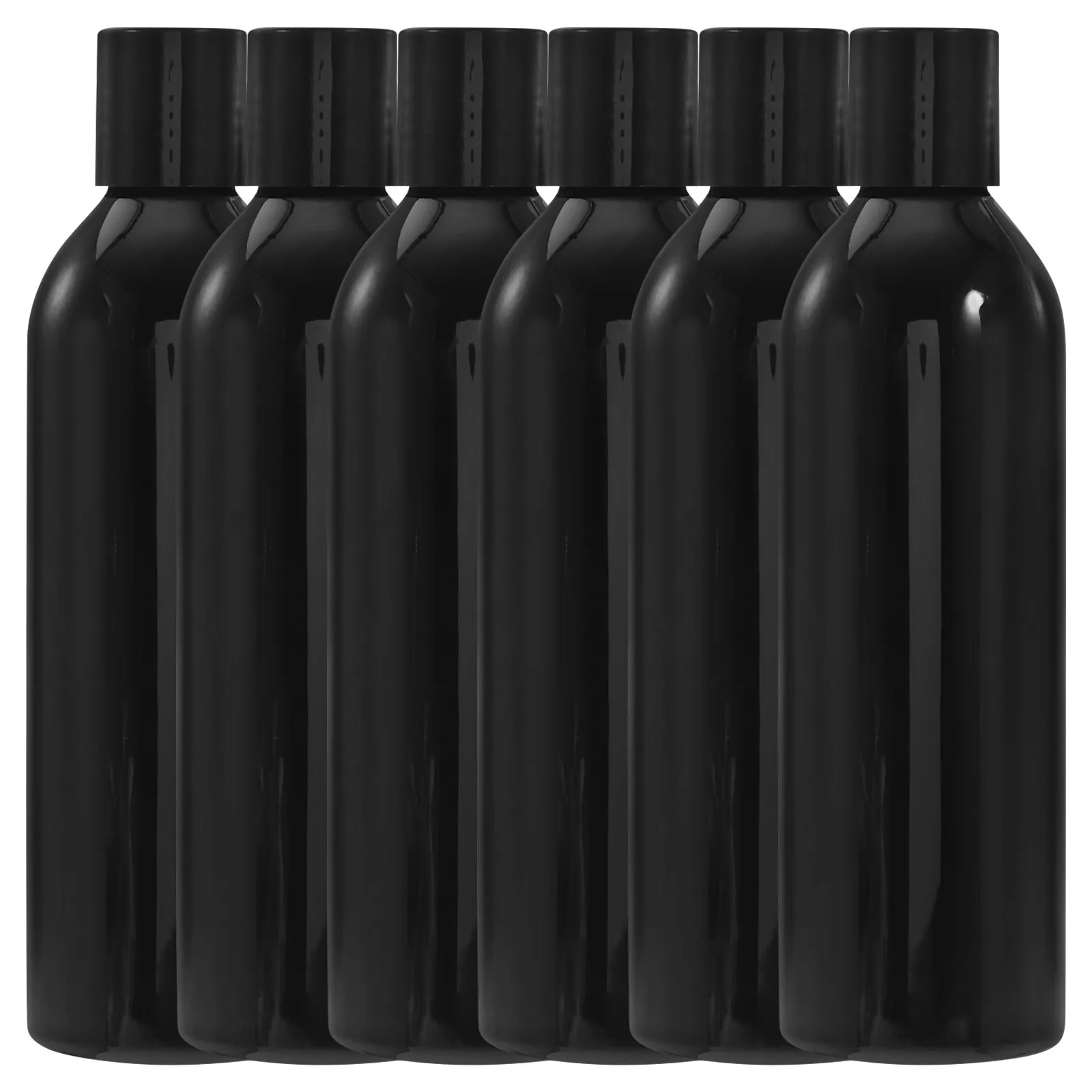 

Travel Essential 6pcs 250ml Press Top Bottles Empty Containers for Lotion Shampoo Portable Refillable Set