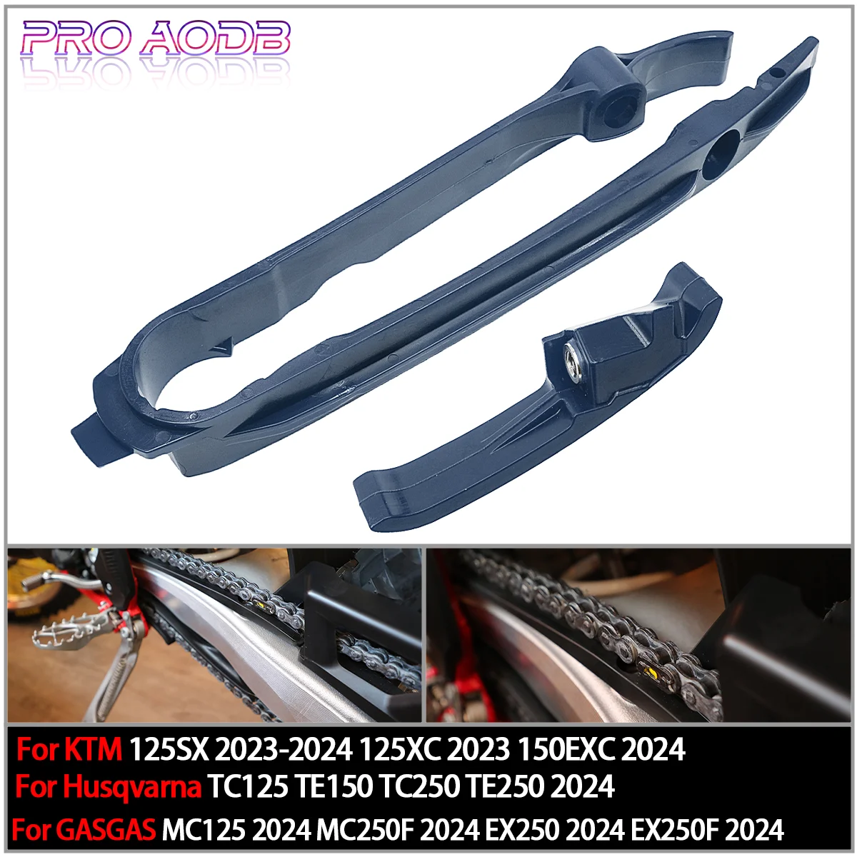 

For KTM EXC XC SX-F EXC-F XC-F Husqvarna TE TC FC TX FE EC MC 2024 Motorcycle Chain Slider Guide Protection Device