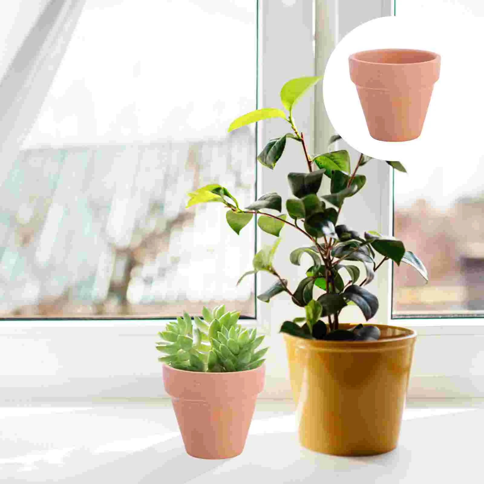 

10 Pcs Planter Pots Small Nursery Decorate Terracotta Mini Succulent Plants Ceramics Elderly
