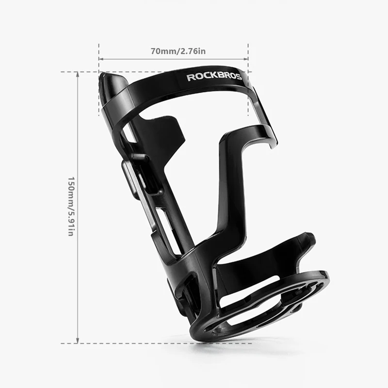 ROCKBROS Bicycle Bottle Cage PC Ultralight Bike Bottle Rack Cages Cycling Bottle Holder Bracket Portable MTB Bike Accessories