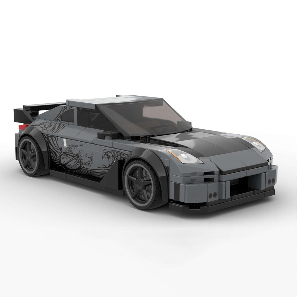  Furious Tokyo Drift 291PCS MOC Takashi’s 2002/03 Fairlady Z (Z33) 350Z Veilside Building Blocks DIY toy brick Children gifts 