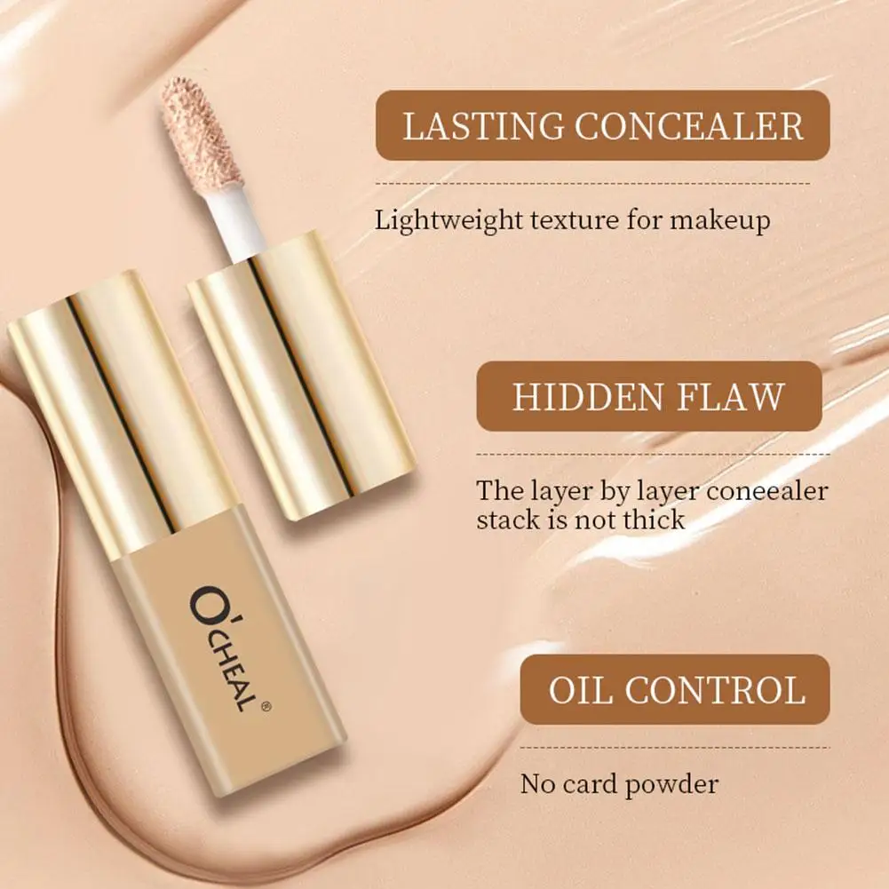 Mini High Coverage Liquid Concealer Corrector Anti Dark Circle Freckle Waterproof Foundation Cream for Face Makeup Base Cosmetic