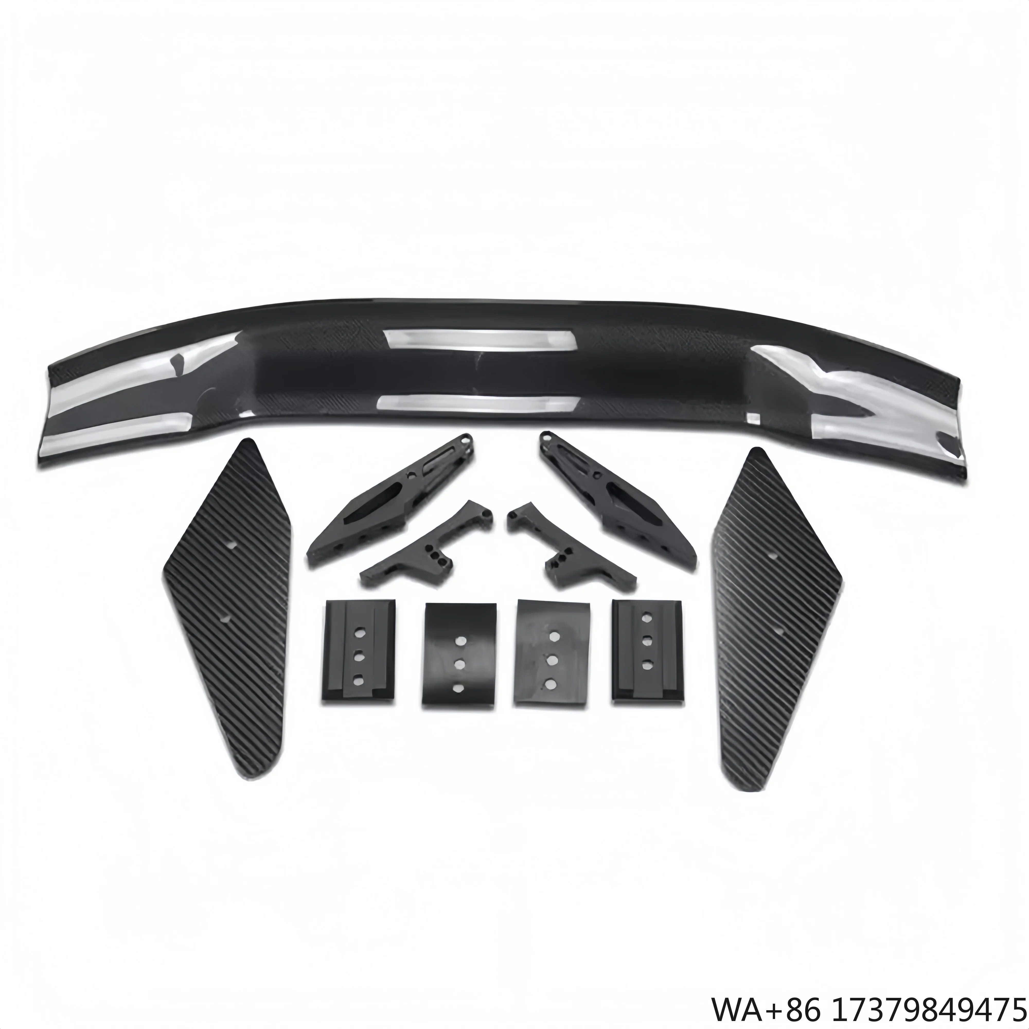 

Upgraded and Modified A-style Dry Carbon Fiber Rear Spoiler Wing for Ford Mustang