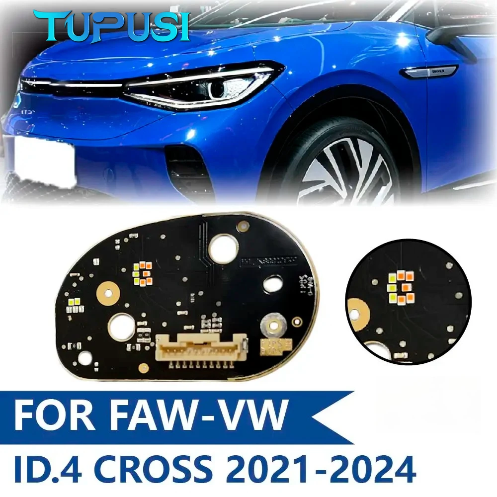 

For Volkswagen VW ID4 ID.4 2020 2021 2022 2023 2024 Headlight FAW Version LED Chip Board DRL Angel Eye Chip PCB Car Accessories