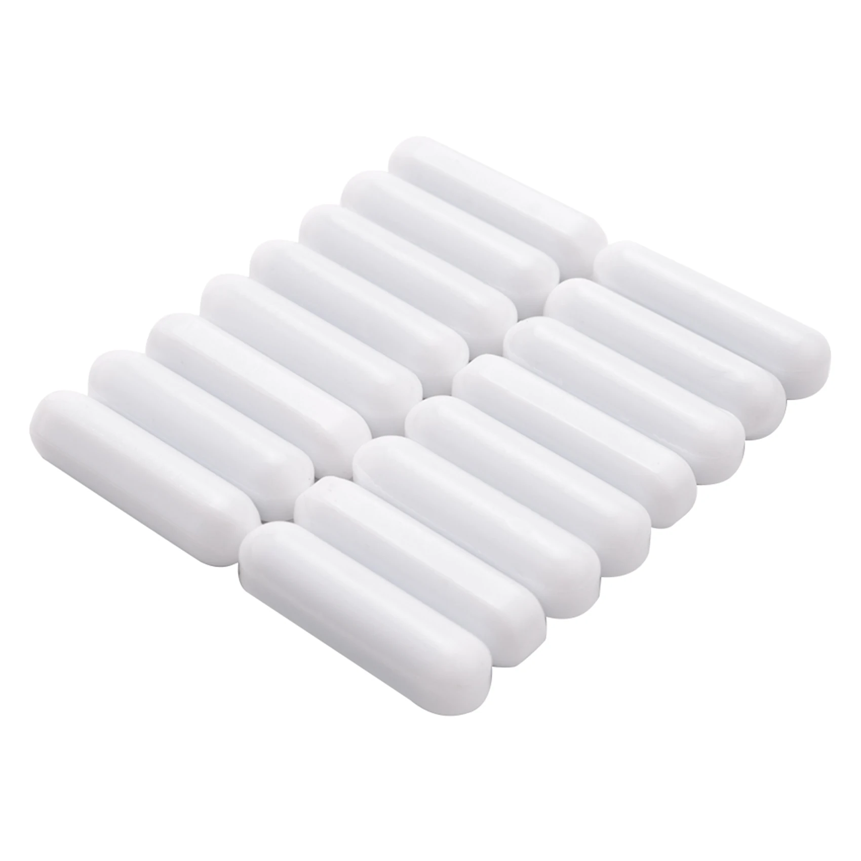 16 Pcs PTFE Magnetic Stirrer Mixer Stir Bar Stir Rod Magnetic Stir Plate Bar, Stir Plate Magnet Stick (30 mm/ 1.18 Inch)