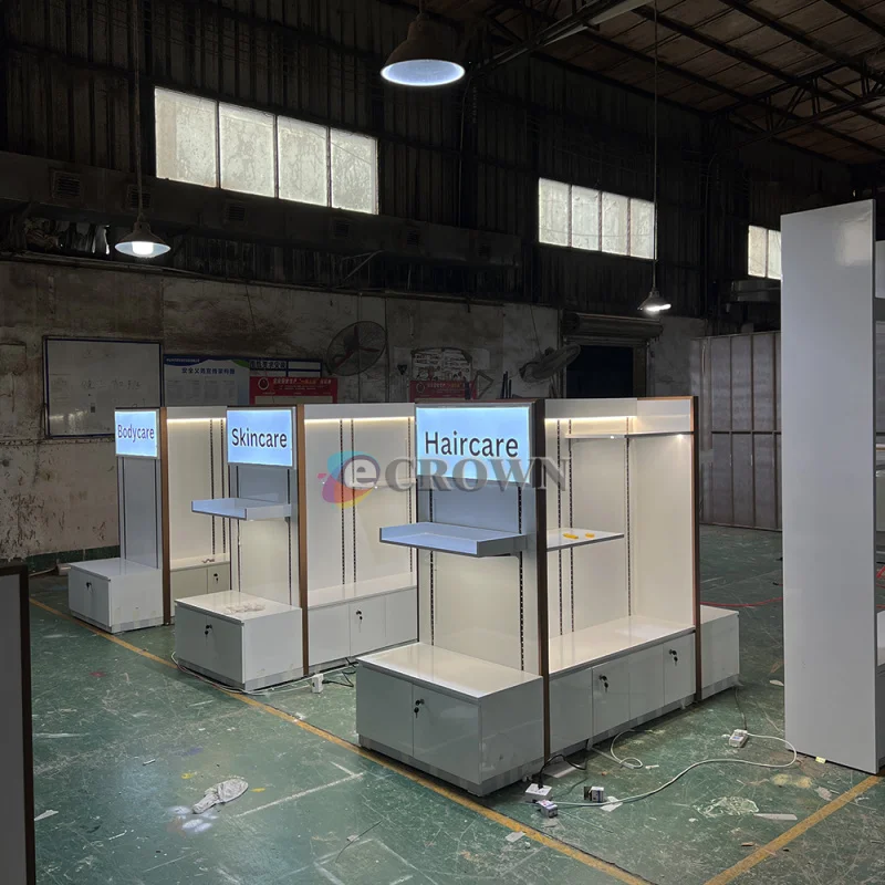 custom.Mall Makeup Display Design High Quality Design showcase Beauty Design Luxury Shop showcase OEM