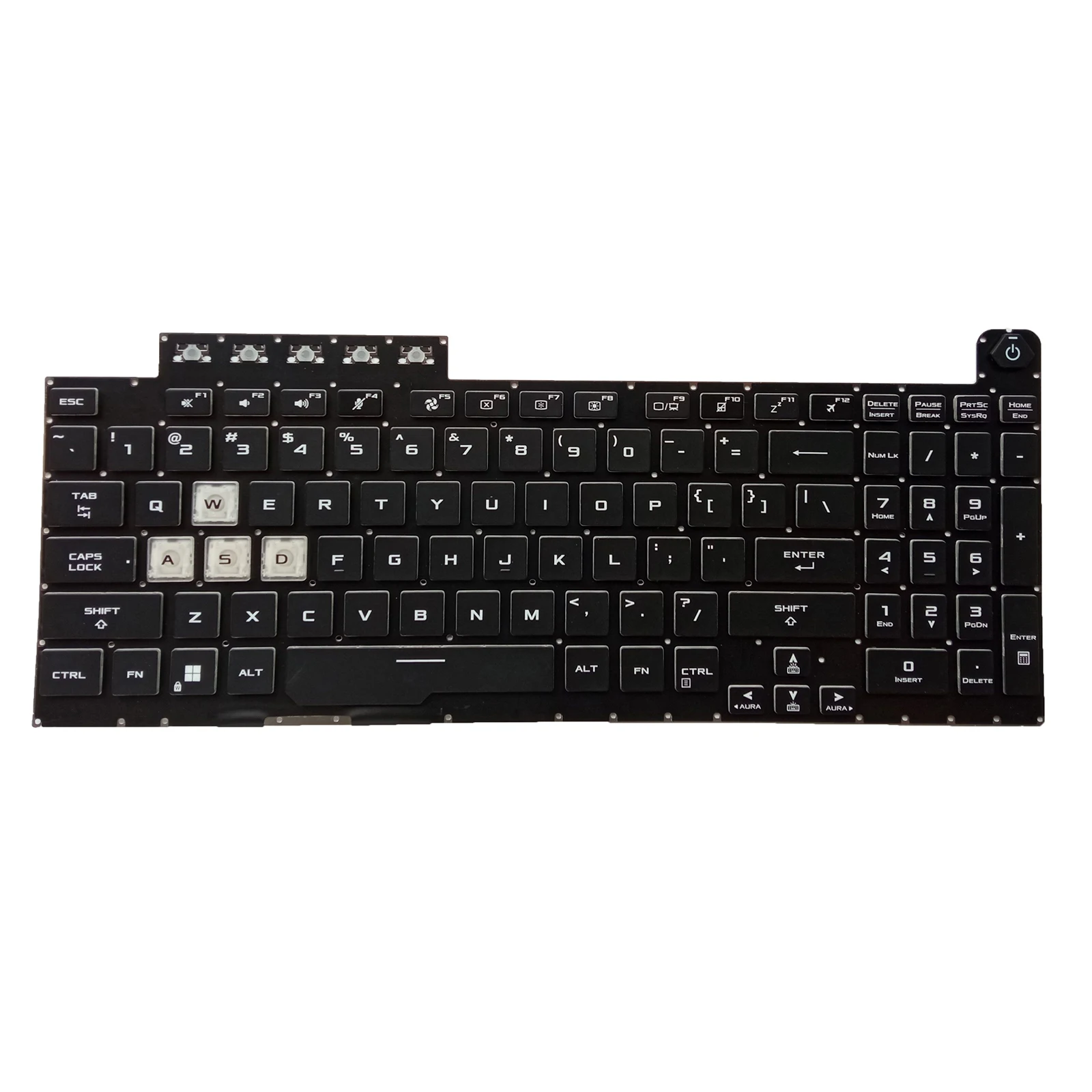 Imagem -03 - Teclado Americano com Luz de Fundo Rgb para Asus Tuf Gaming Fa506 Fa506h Fa706 Fx506 Fx706 Novo