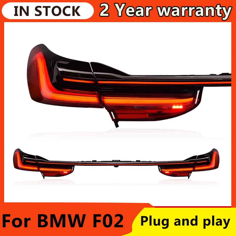 For BMW F01 F02 2015 2016 2017 2018 LED Tail lights 730 740 750 760 G12 Trunk lights Dynamic turn signal LED DRL Rear Fog lights