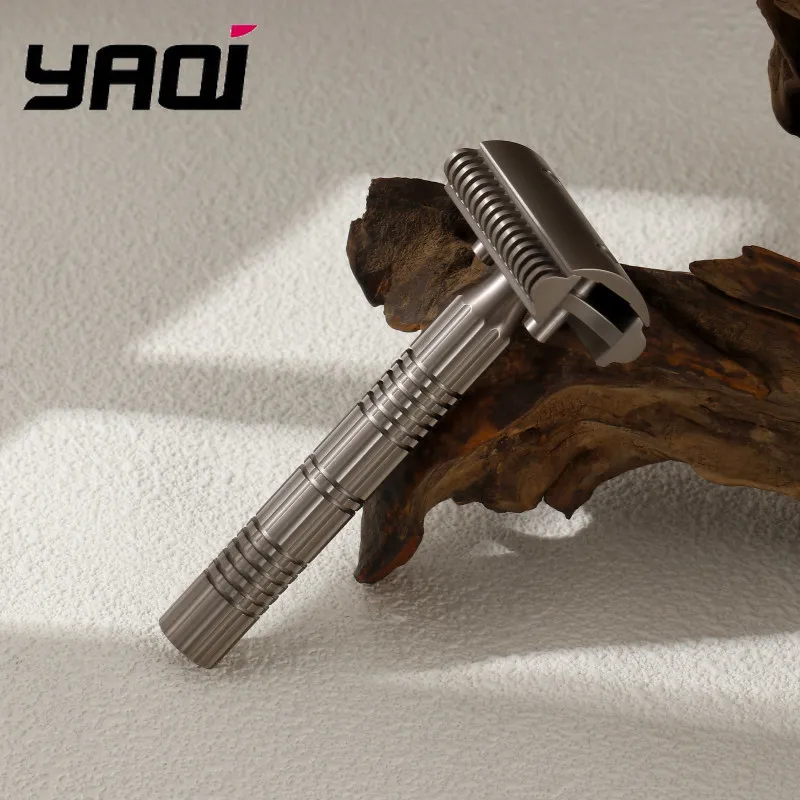 YAQI Bohemia 316 Stainless Steel Adjustable Baseplate Men Professional Safety Razor