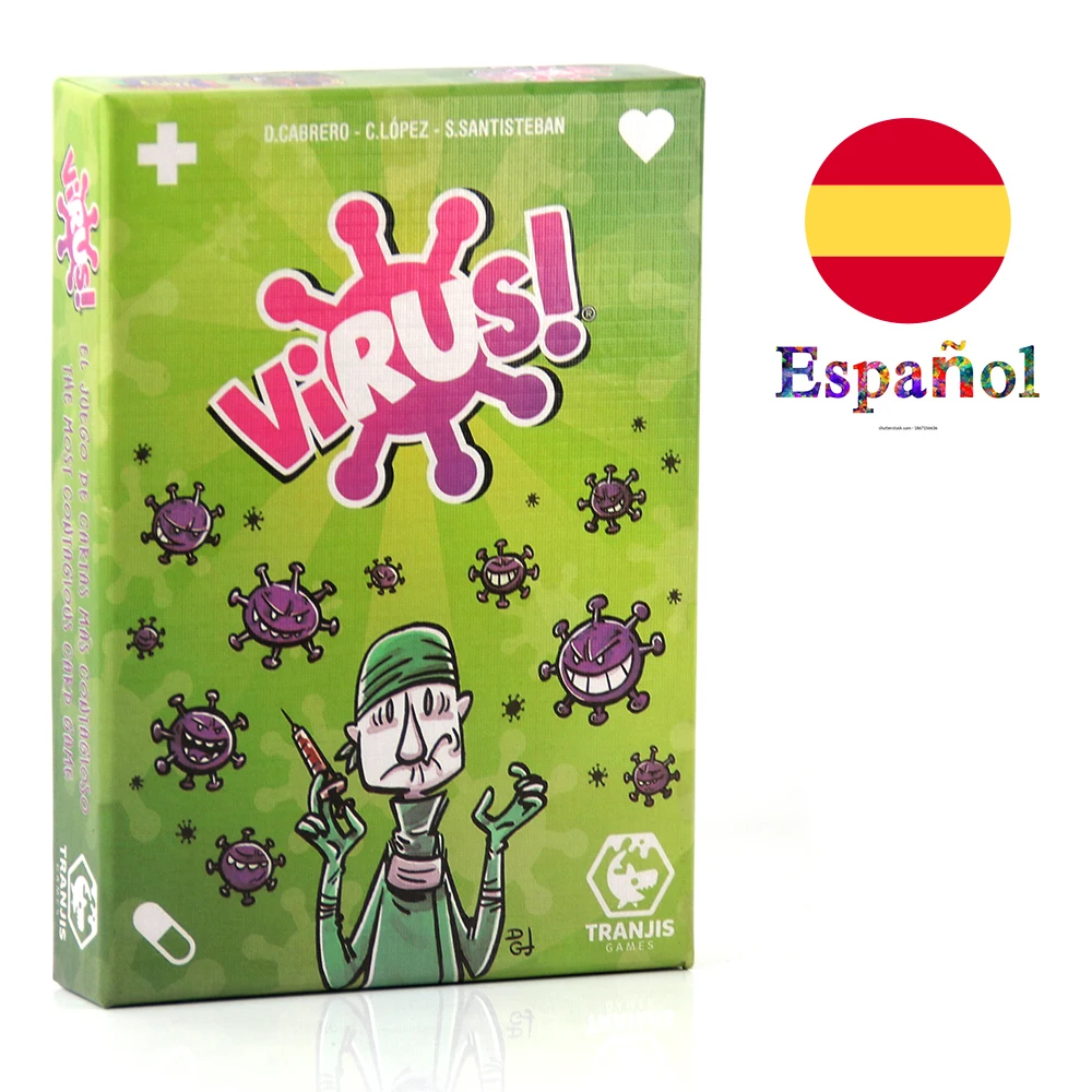 Virus! - Juego de cartas - El Juego mas contagioso. Edicion Española. +8 años VIRUS! 2 Evolution (Expansión) - Juego de cartas (TRG-12evo)