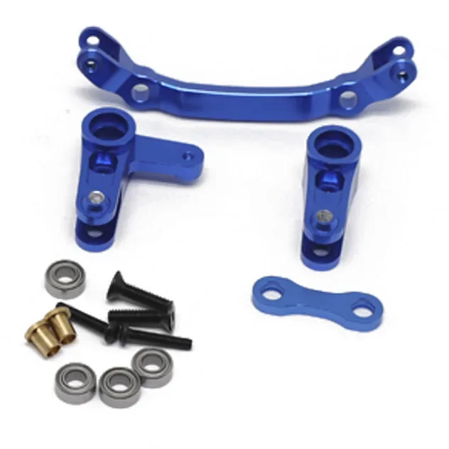 Aluminum Alloy Steering Bellcrank and Steering Link with Ball Bearing for 1/10 Arrma Senton 4X4 Granite 4X4 Typhon 4X4 Big Rock