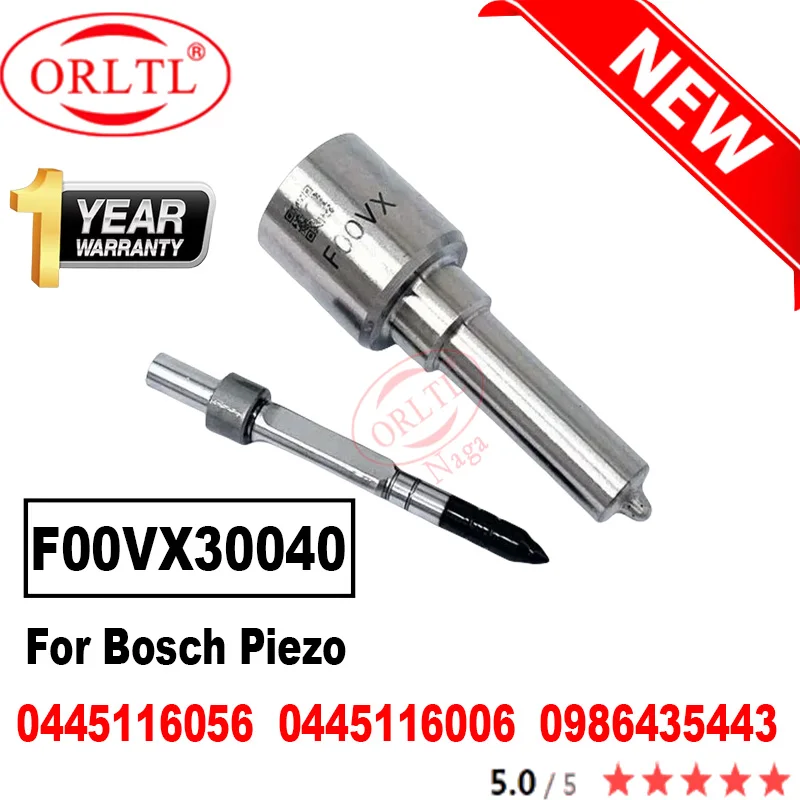 NEW F00VX30040 Injector 0445116056 0445116006 0986435443 For BOSCH Piezo Series Nozzle Honda Accord, Civic, CR-V 2.2d