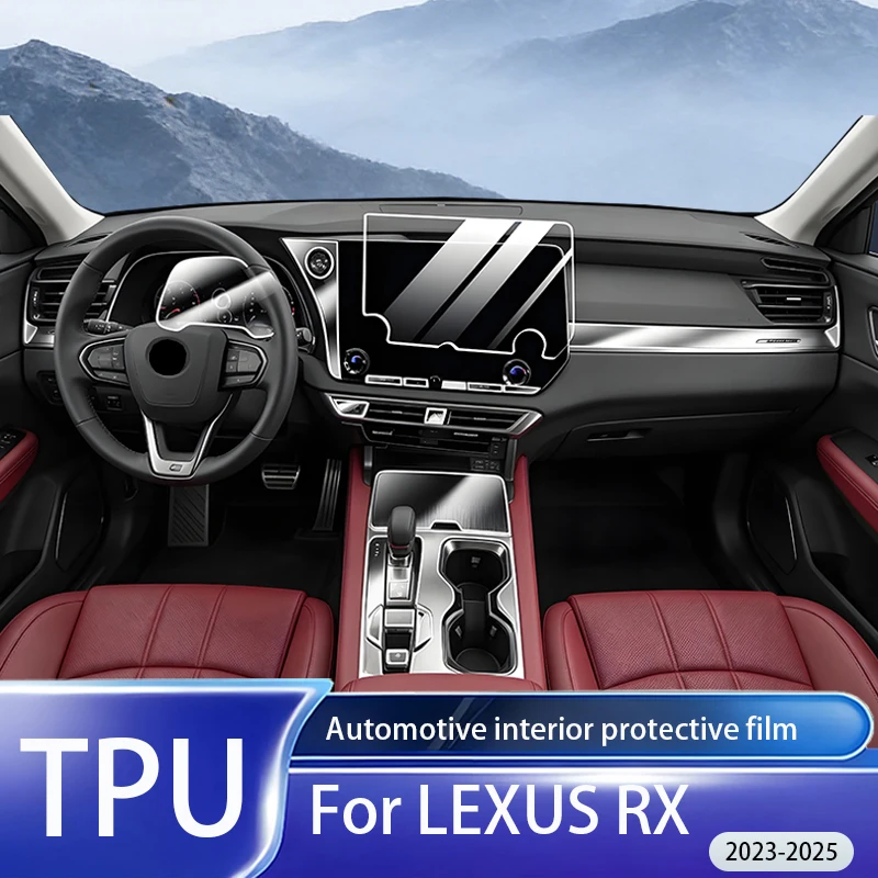 

Fit for Lexus RX 350h 500h 2023-2025 TPU PPF Nav Screen Gear Center Console Anti Scratch Interior Protective Sticker Accessory