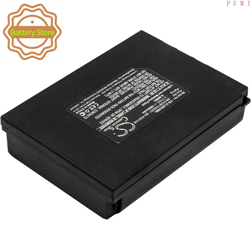 CS Replacement Battery for CipherLab 8300 PN:BA-83S1A8,KB1A371800L86,B8370BT000004,B83X0BT000001,B837GA00131 1800mAh / 6.66Wh