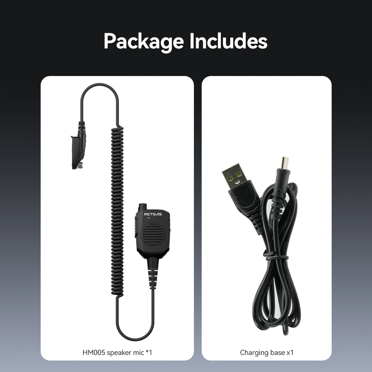 Retevis HK011 Funklautsprecher-Mikrofon 2-Pin AI Geräuschunterdrückendes Mikrofon Walkie-Talkie GP328plus Anschluss für HD1/HA2/H777/RT3S/RA89 – Detail 15