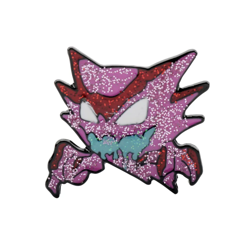 

Pokemones Cute Ghost Anime Game Enamel Pin Lapel Pin Brooches Clothing Decoration Metal Pins Backpack Hat Badge Accessories