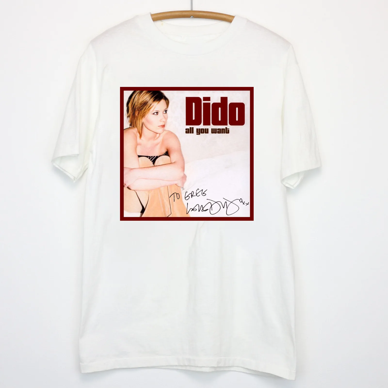 

Dido All You Want Cotton Gift For Fan S-2345XL White T-shirt TMB1507