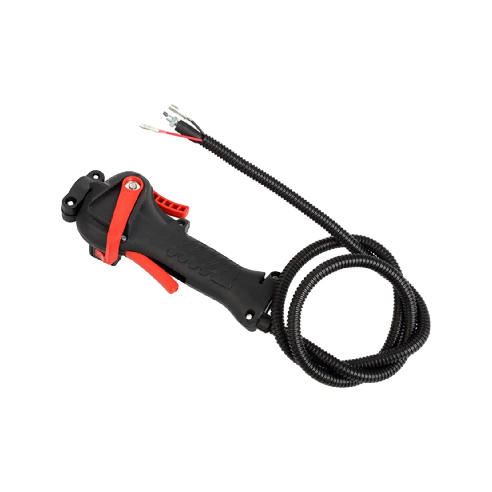 String Trimmer Plastic Auxiliary Handle Replacement Switch Throttle Cable Assembly for Backpack Mowers