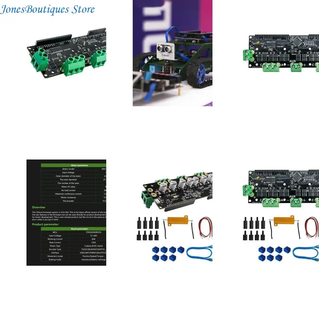 

FOC BLDC Servo Double Motor Controller High Power Development W8KE