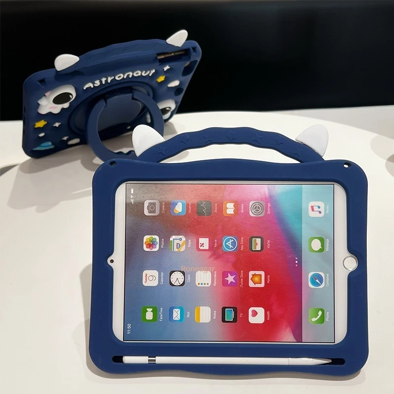 360° Rotatable Case for Xiaomi RedMi Pad 2 11 inch 2025 Soft Silicone Case for Redmi Pad SE 2023 11'' 8.7'' Mi Pad6 5 Pro11 inch