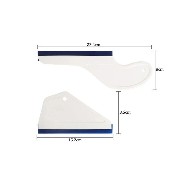 Car film sticking tool Oxford soft water scraper glass cleaning irregular trapezoidal body film sticking scraper