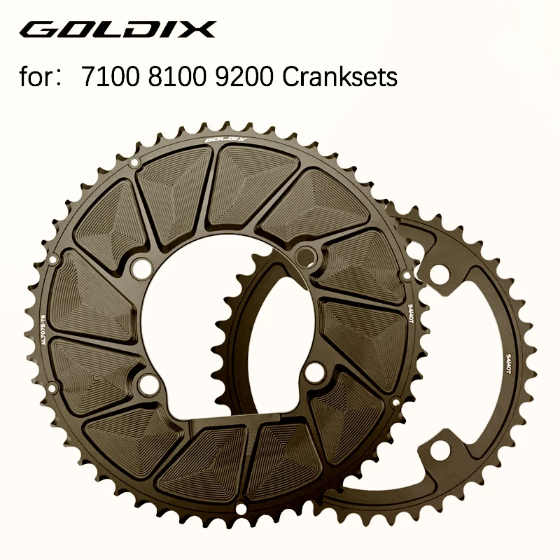

Bicycle parts 110BCD 2X Double Chainring AERO Sprocket for shima* R9200 ULTEGRA R8100 105 R7100 11S 12S 4 BOLT Chainring