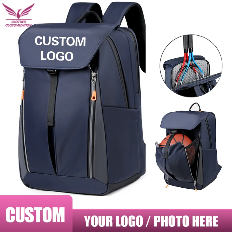 Custom Basketball backpack Helmet bag Print photo 18 inch computer bag personality customization Men Woman travel Backpack