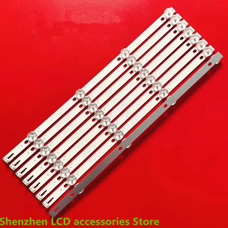 Hikvision用LEDバックライトストリップ,DS-D5043UQ,k430wdc1,a3,4708-k43wdc-a3113n01,4led,38.5cm, 100% 新品