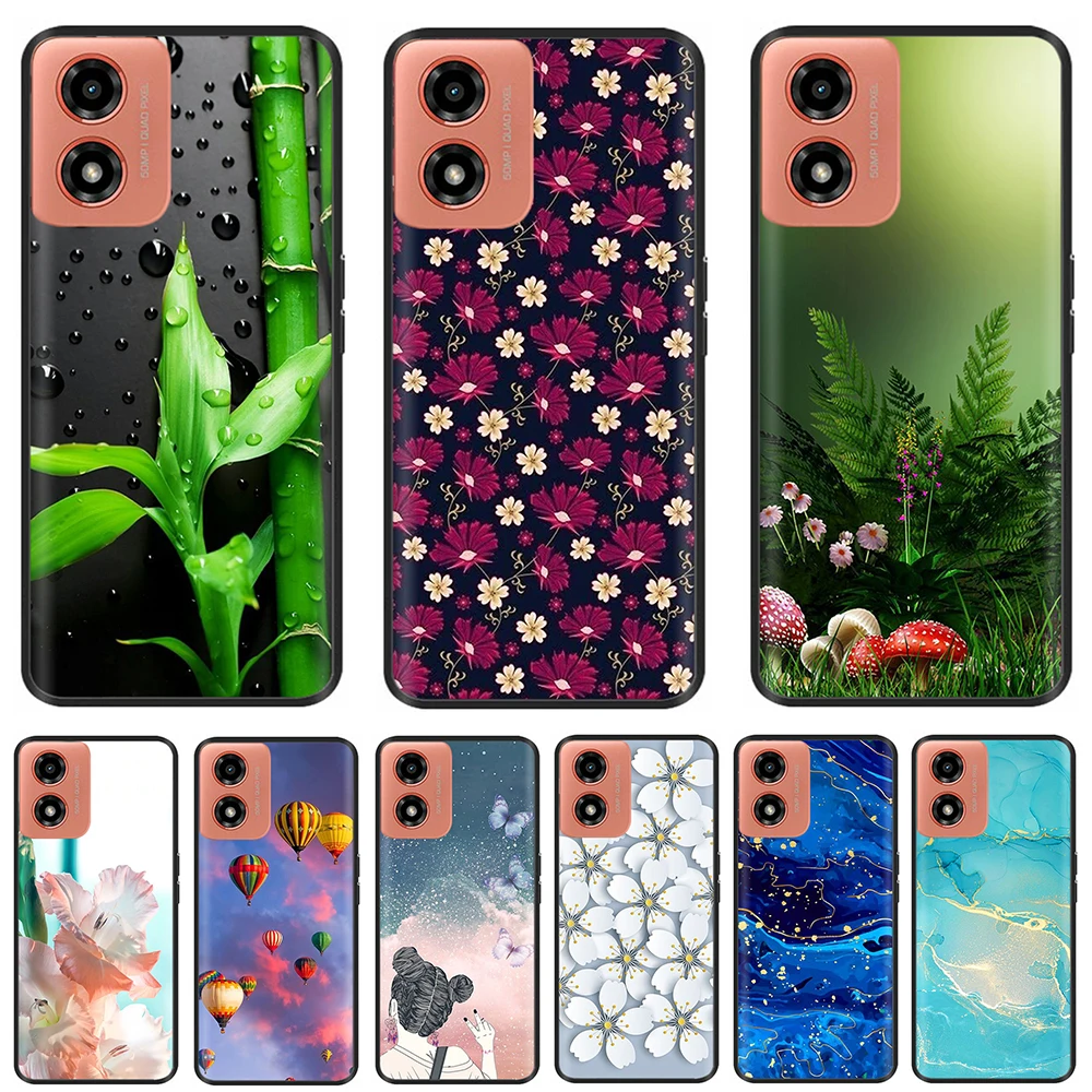 For Motorola Moto G04s Case Luxury Silicone Fashion TPU Soft Back Cover for Moto G04 Fundas G 04 XT2421-2 Bumper Cases Shells