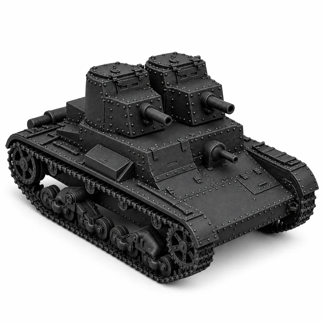 SSMODEL 1/72/ 1/100 1/144 1/200 Multi-Scale T-26 mod.1931 tank Resin Model Kit TSS0088
