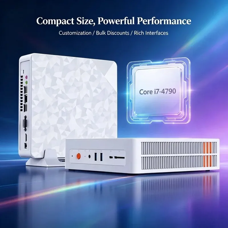 2026 Ultra‑Fast New Assembled Barebone Mini PC Core i7-4790 Genuine Original, Great for Office Gaming Home Business