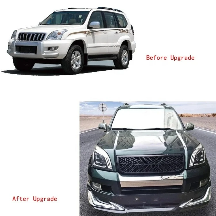 Automotive Parts Conversion Facelift Body Kit 2003-2009 Upgrade to Modellista Prado Conversion Body Kits for Prado FJ120 3