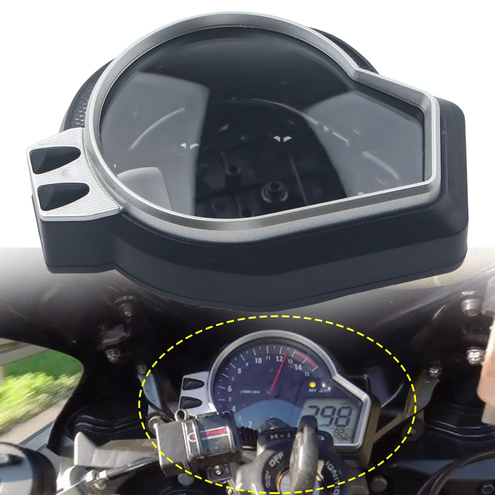 Speedometer Tachometer Odometer Helmet Case Cover Shell For Honda  CBR1000RR 2008-2011 2009 2010