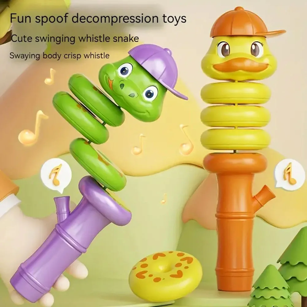 

Kids Twisted-function Snake Toys Rotating Stylish Whistled Plaything For Bedroom