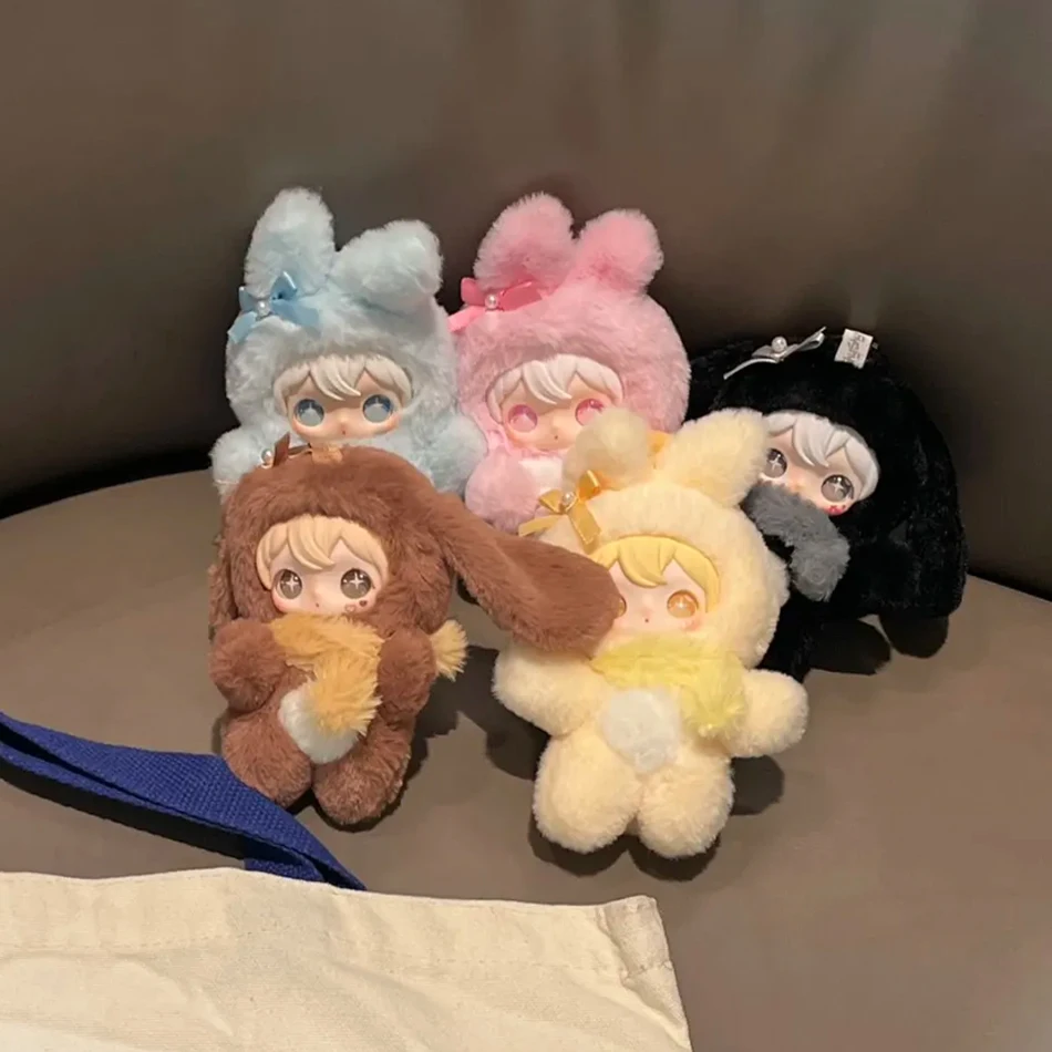 Ayor Toys Rabbit Shining Vinyl Blind Box - Gantungan Mainan Trendy Lucu Shyshyshy World Series Koleksi untuk Hadiah Ulang Tahun Anak Perempuan