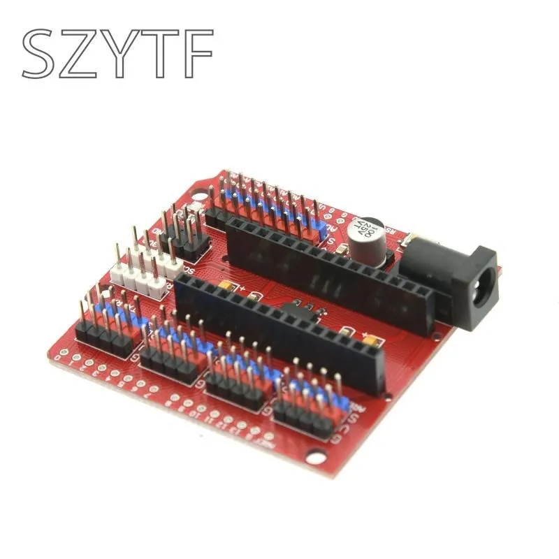 Multi-Function Funduino Nano Shield Expansion Board for Electric DIY SCM - Orange + Black (NANO SHIELD) For nano 3.0