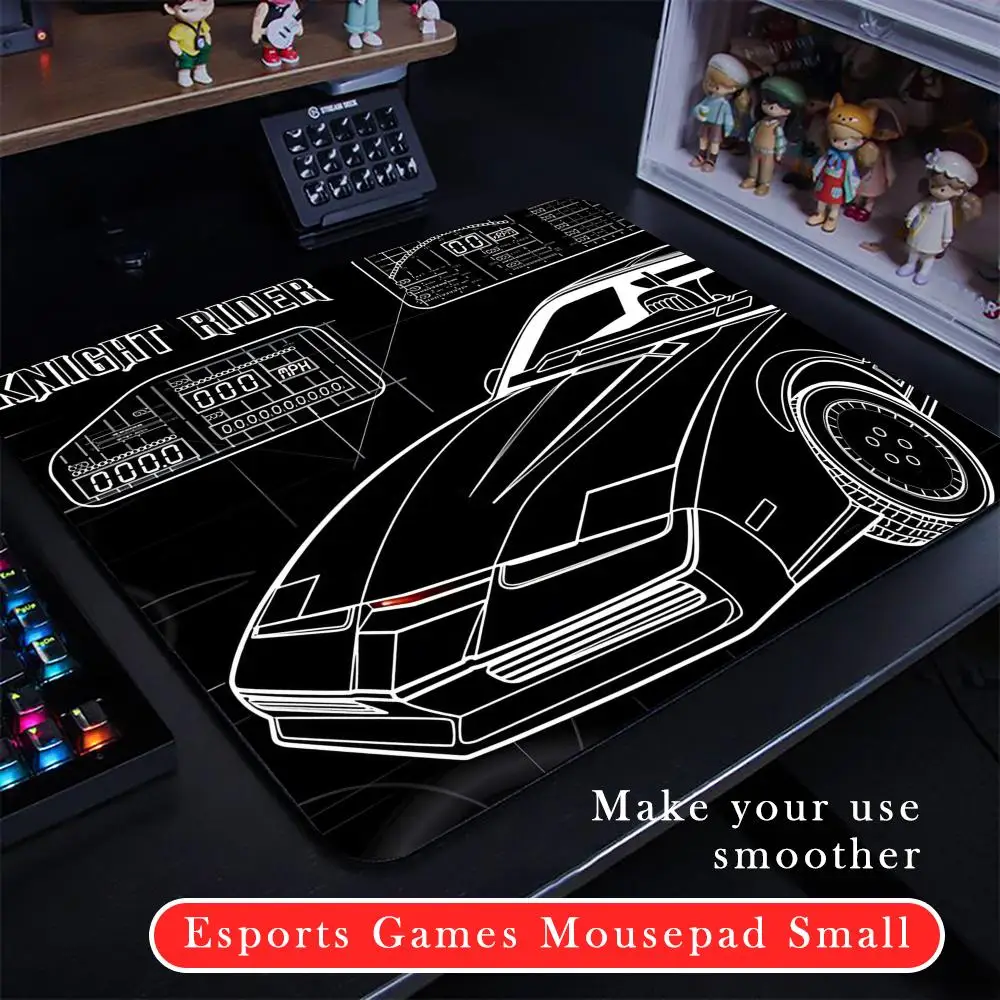 Sports car Knight Rider logo Mouse Pad Cartoon rubber Small mouse pad desktop computer office keyboard e-sports ROGs game mouse