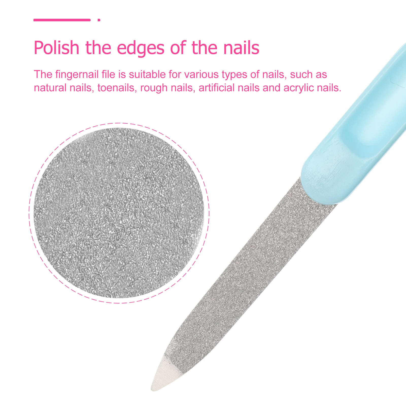 

27Pcs Stainless Steel Nail Files Multi Use Nail Buffer for Smooth Shaping Rough Edges False Nails Manicure Pedicure Tools Set