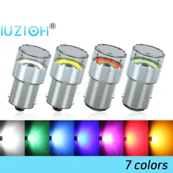 Iuzioh 4Pcs 12V 24V P 21W Led Lamp 1156 Strobe Ba 15S 1157 Flash Bay15d P21/5W R 5W Rode Staart Rem Achteruit Parkeerlicht Autolicht