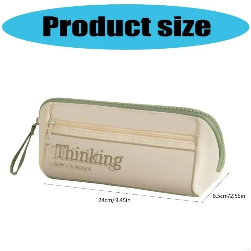 Эстетический карандаш корпус прозрачная ручка пакета корпуса карандаша для хранения школьных принадлежностей K1Kf