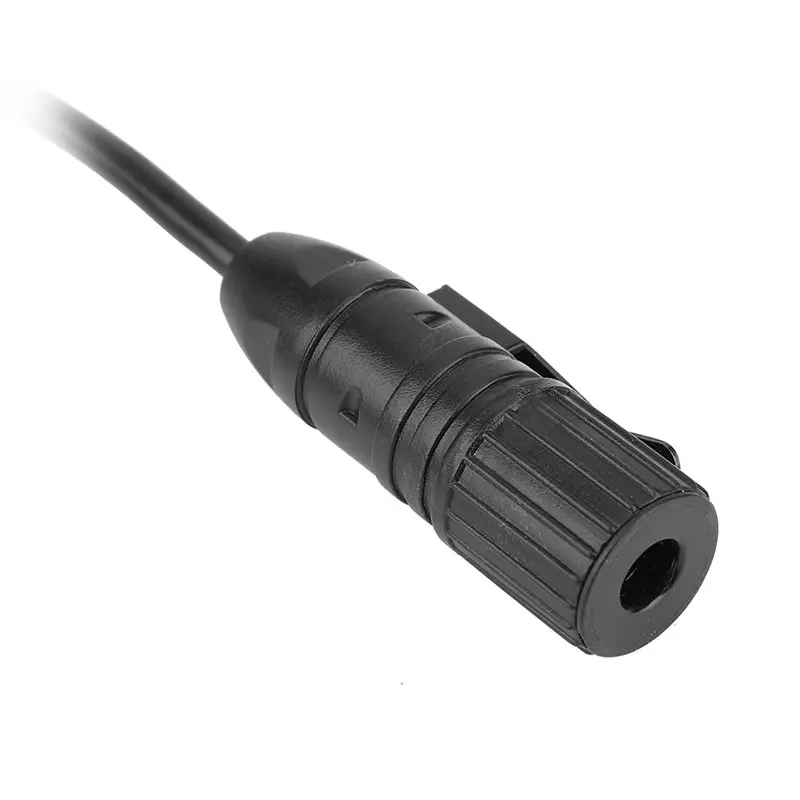 Easy Connect Cable For TAC Series 3.5Mm Interface Plastic Earphone PTT Adapter Belt Clip Black PTT Adapter Multi-Purpose