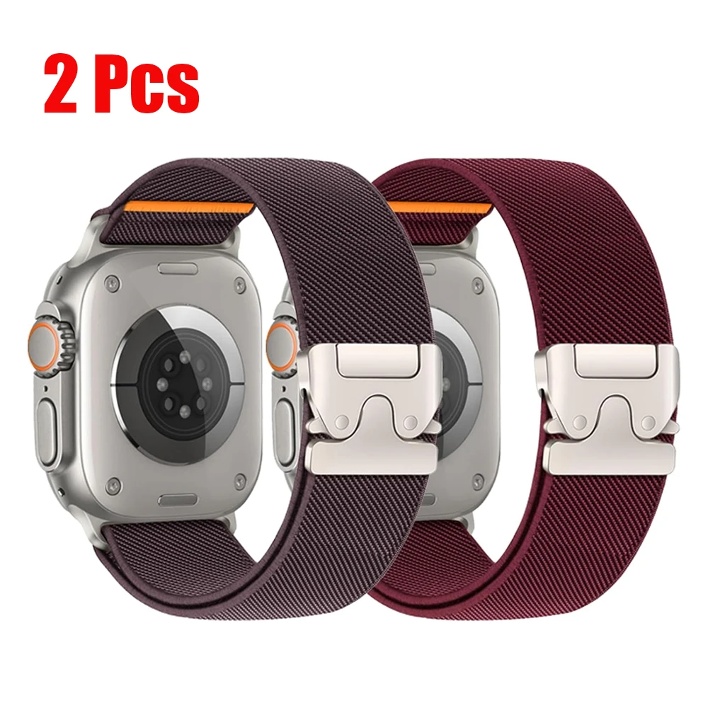 Fallschirm-Armbänder für Apple Watch Ultra 3 Band 49mm 45mm 46mm 44mm 42mm 40mm 41mm Correa Armband IWatch Series 11 10 9 8 7 6 SE