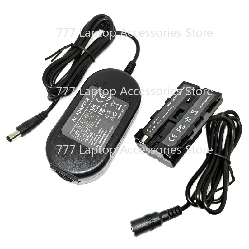 Used AC Power Supply Adapter For AC-E6 + DR-F550 NP-F780 Exp Dummy Battery