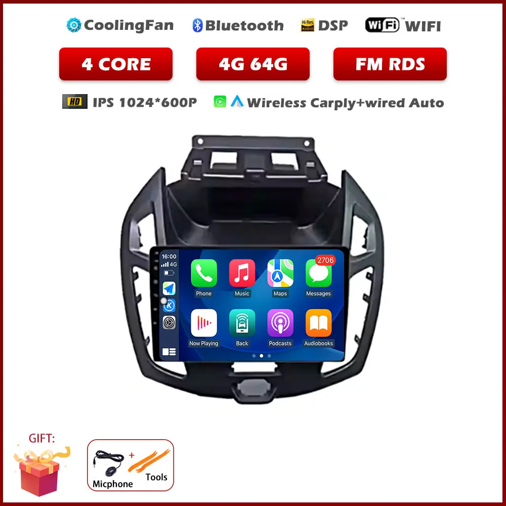 For Ford Transit Connect Tourneo Connect 2014-2019 7inch Car Radio Multimedia Video Player Android Auto Carplay Car Accessories image 3
