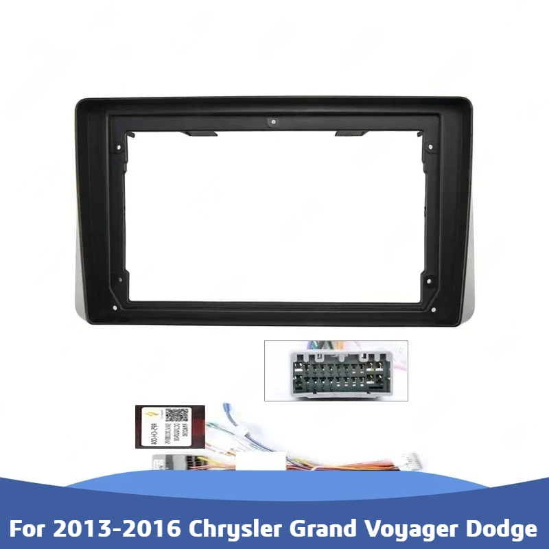 Kit de Adaptador Canbus para Marco de Radio de Coche de 9 Pulgadas para Chrysler Grand Voyager, Dodge Grand Caravan, Lancia Voyager 2013-2016