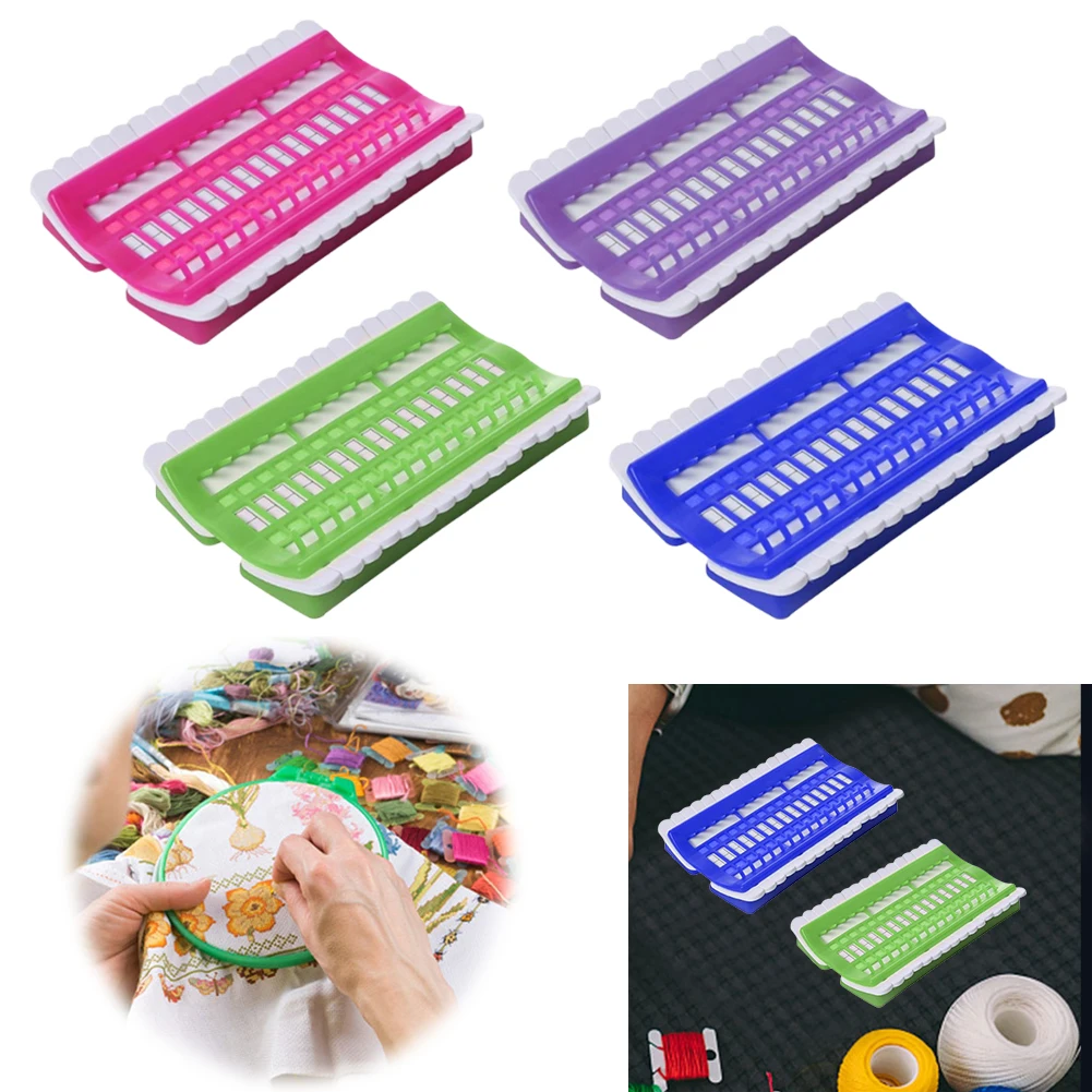 

2pcs 30 Positions Embroidery Thread Holder Plastic for Sewing and Cross Stitch Embroidery Thread