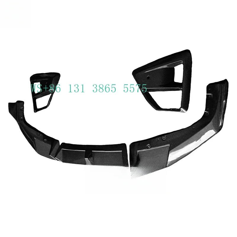 

Carbon Fiber Front Bumper Lip with Car Front Air Vent Sp for X5M F95 Lci Modify Kit Auto Front Spoiler